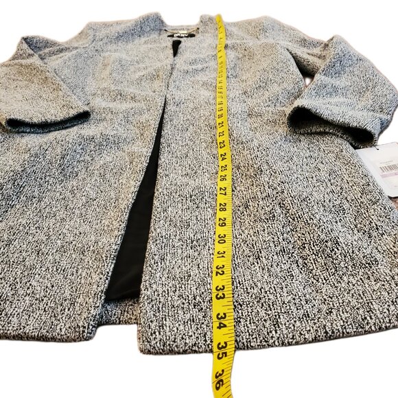 DKNY Women's Gray Notched-Collar Topper Jacket Size 6 - Picture 7 of 11